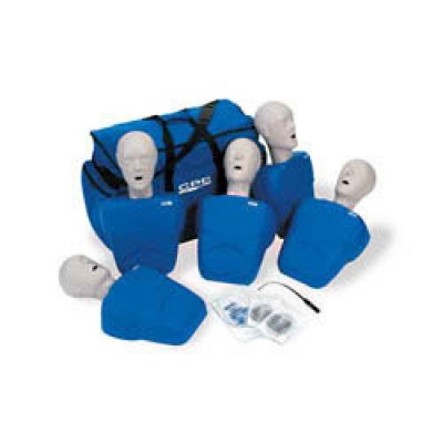 Extra Manikin Head Packs - Adult/Child Manikin Heads, 5-pack - Blue